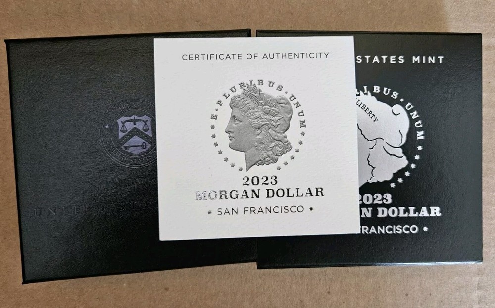 2023-S Morgan Commemorative Silver Dollar Box & COA | No Coin