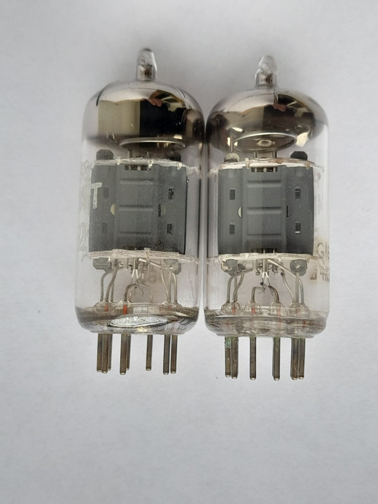2x ECC82 / 12AU7 tubes PHILIPS Miniwatt - ECC 82 - 1964