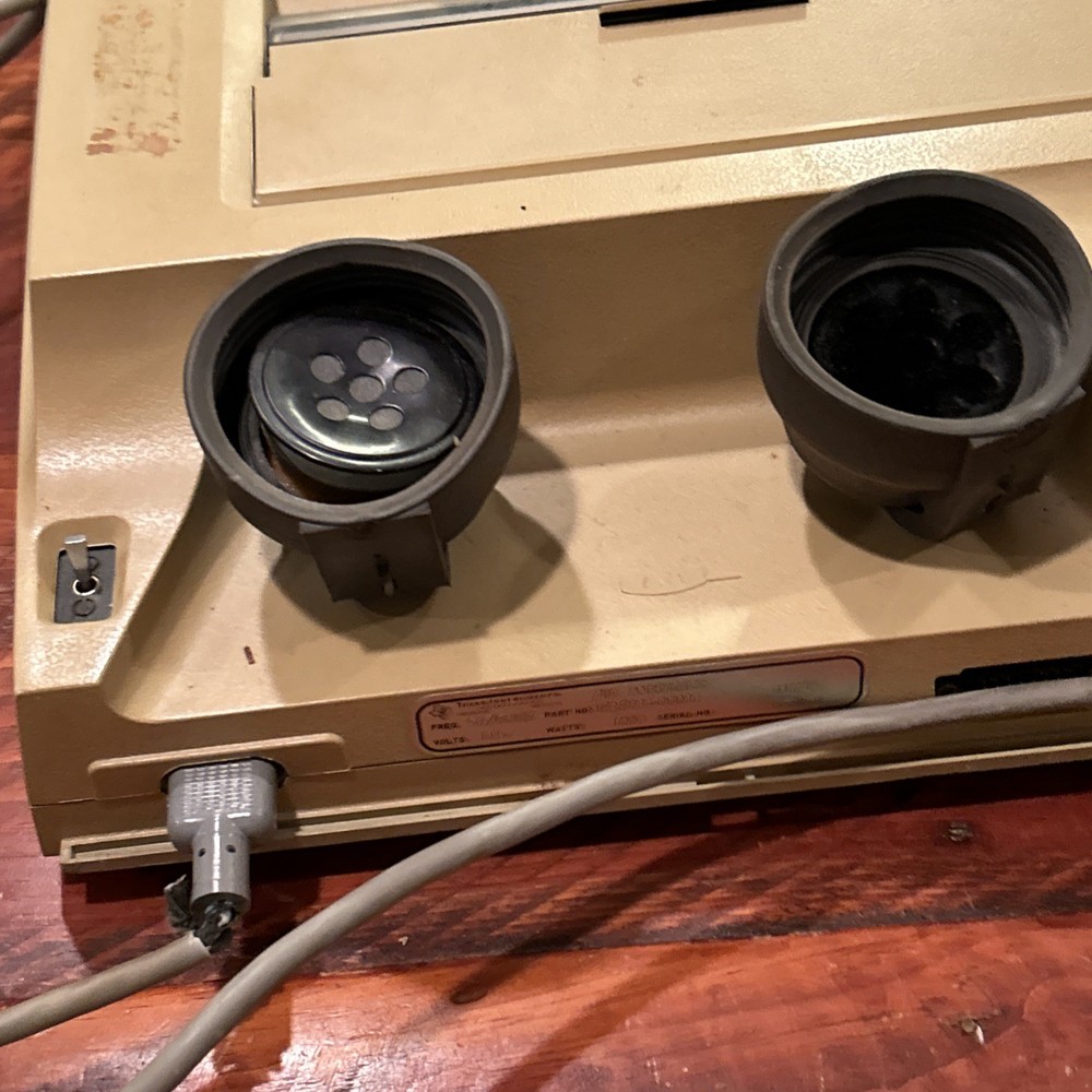 Texas Instruments Silent 700 Model 745 Portable Data Terminal – Working