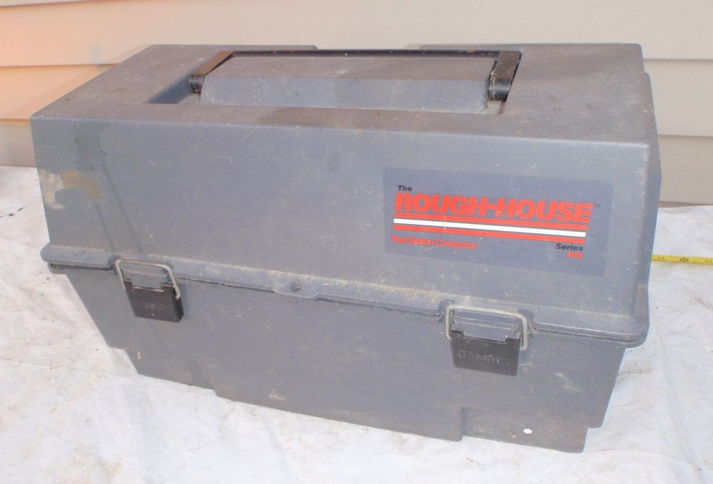 Nice Plastic Toolbox Carry Case w Rockford Polisher Buffer