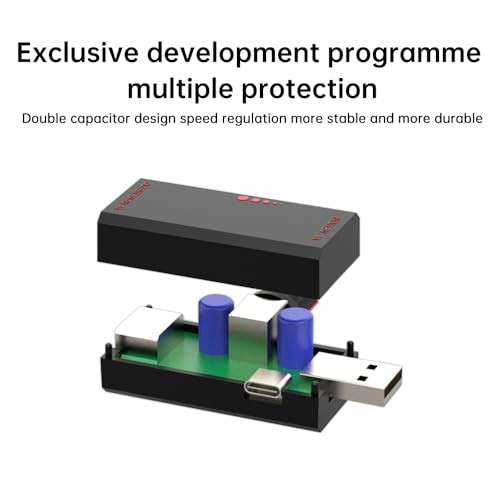 USB Fan Speed Controller PWM Motor Controller with DC Motor Speed Control, 5V