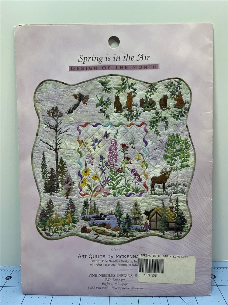PINE NEEDLES McKenna Ryan Quilt Pattern MIDAY MUNCH - 26.5"x20"