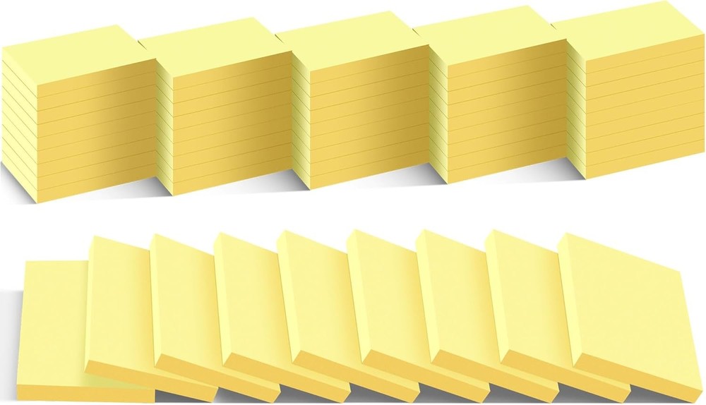 Mini Stiy Notes in, Yellow Strong Adhesive Post, Suitable for School,