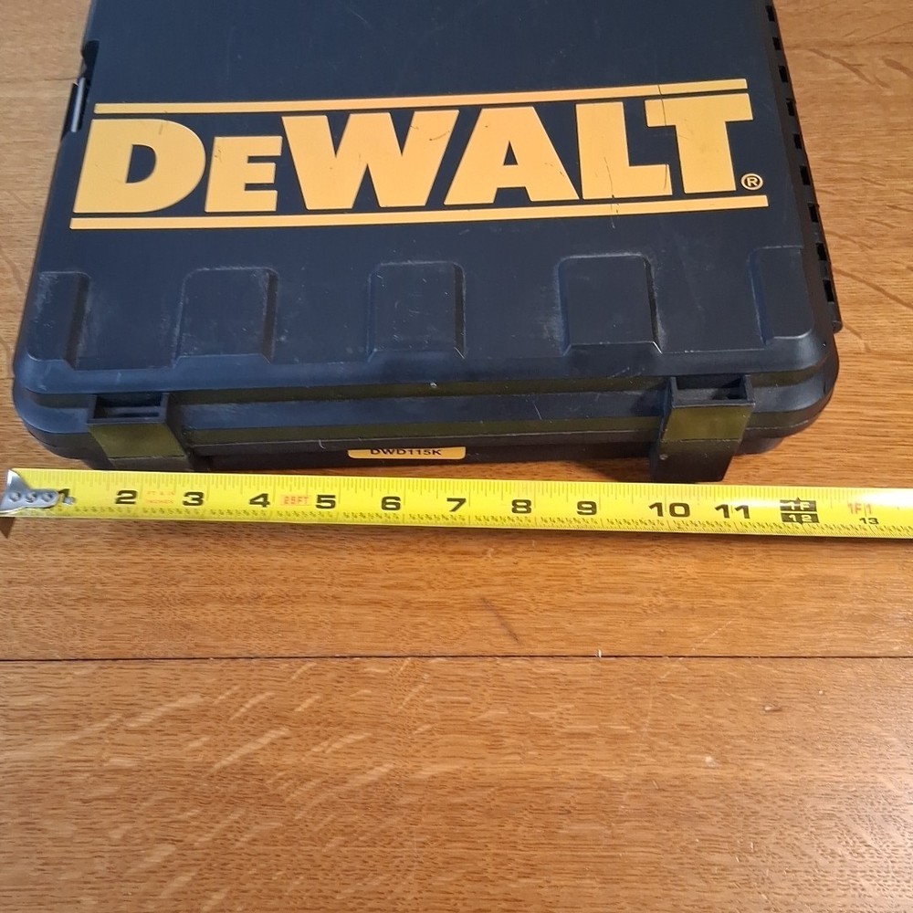 DeWalt DWD115K 3/8" Corded Variable Speed Drill 8 Amp Mid-handle w/Case Keyless