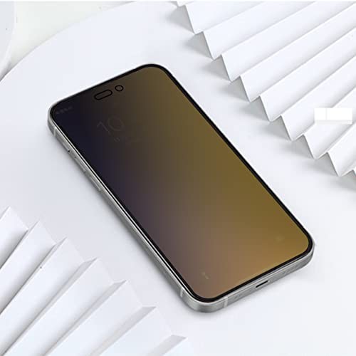Compatible with iPhone 14 Pro Privacy screen protector 2 Pack Mirror Anti-Blue