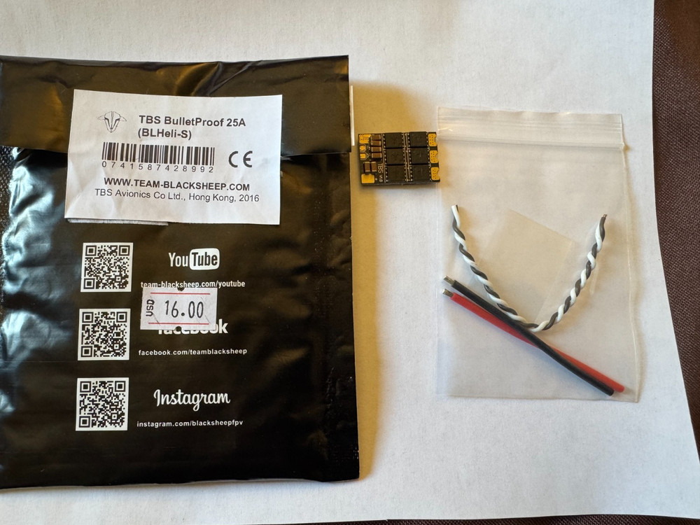 TBS Bulletproof 25A (BLHeli-S)  new