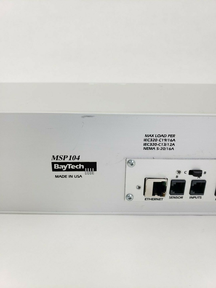 BayTech - Modular Power Strip - MSP104