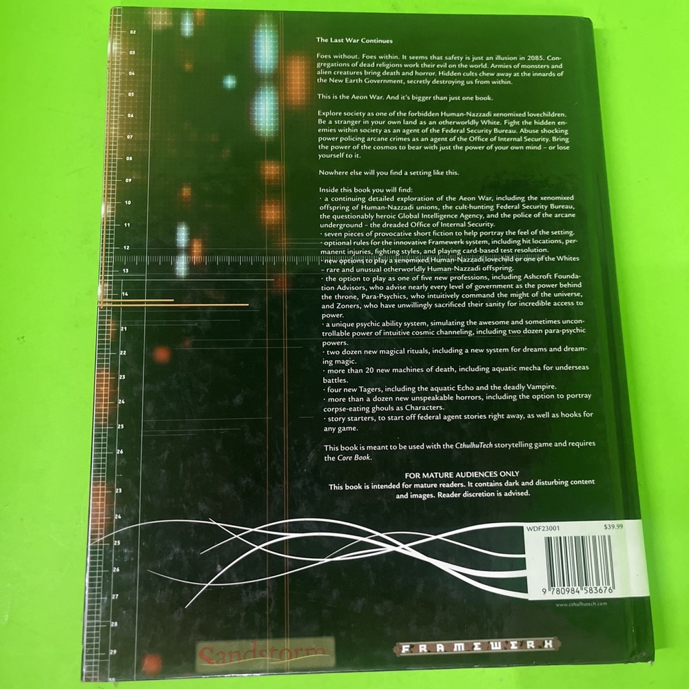 Vade Mecum (Cthulhu Tech supplement) by Wildfire, HC