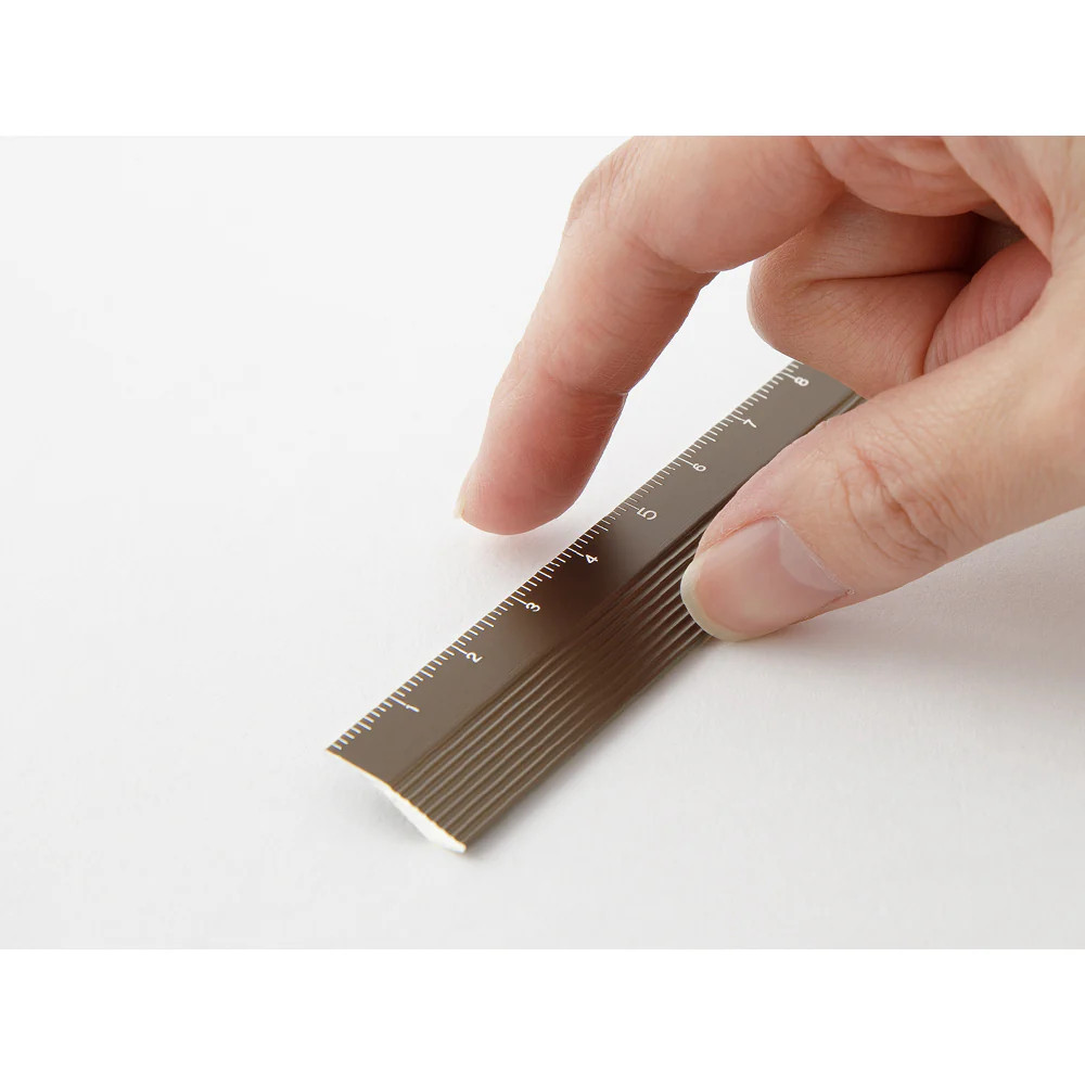 Aluminum Ruler (15cm) Brown