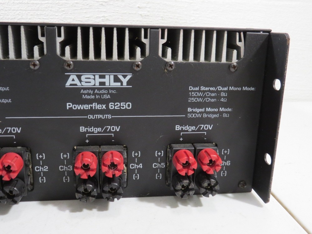 Ashly Powerflex 6250 Six Channel Amplifier