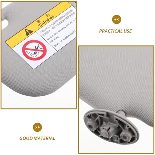Sun Visor Right Side Visor Replacement Sun Block for Car Right Passenger Grey
