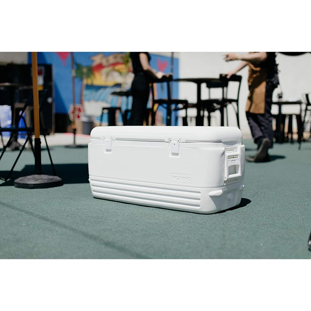 IGLOO Polar 120 qt. Hard Cooler - White