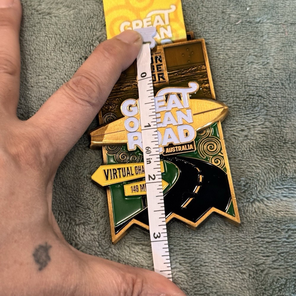 The Conqueror AUSTRALIA Virtual Challenge Running Finisher Medal