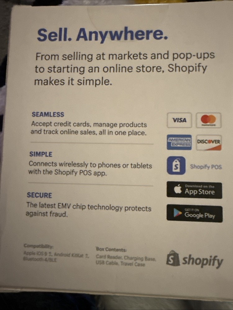 Shopify Chip & Swipe Reader - White (8541732075)