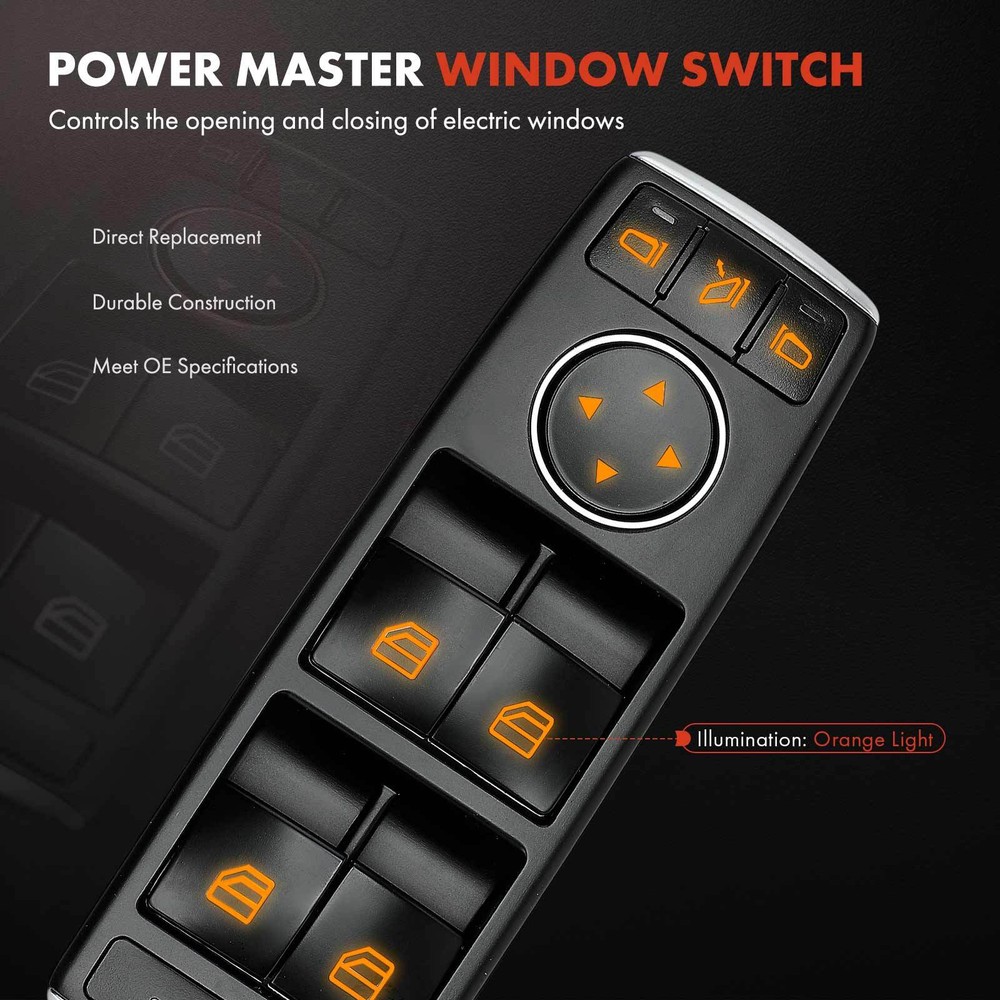 Front Driver Side Power Window Switch for Tesla Model S 2012-2020 Model X 16-20