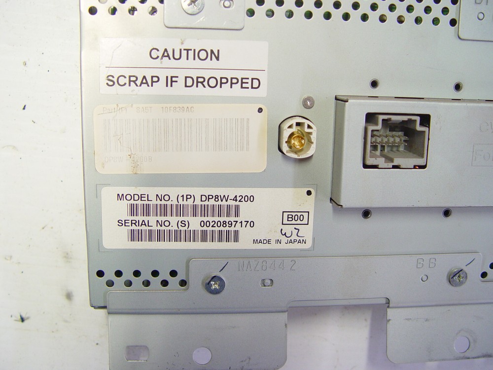 2010 Lincoln MKS Navigation Screen, 8A5T10F839AC