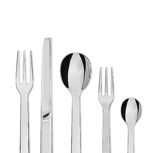 Santiago Cutlery, 5 Piece Set, Silver