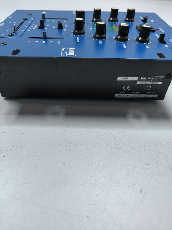 Stage Line MPX-1 Mixer - Used, Powers On, Untested Knobs
