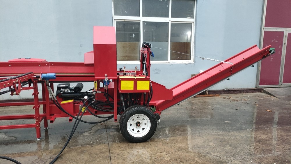 45t Firewood Wood Processor Log Splitter Skid Steer Attachment Forestry Machine