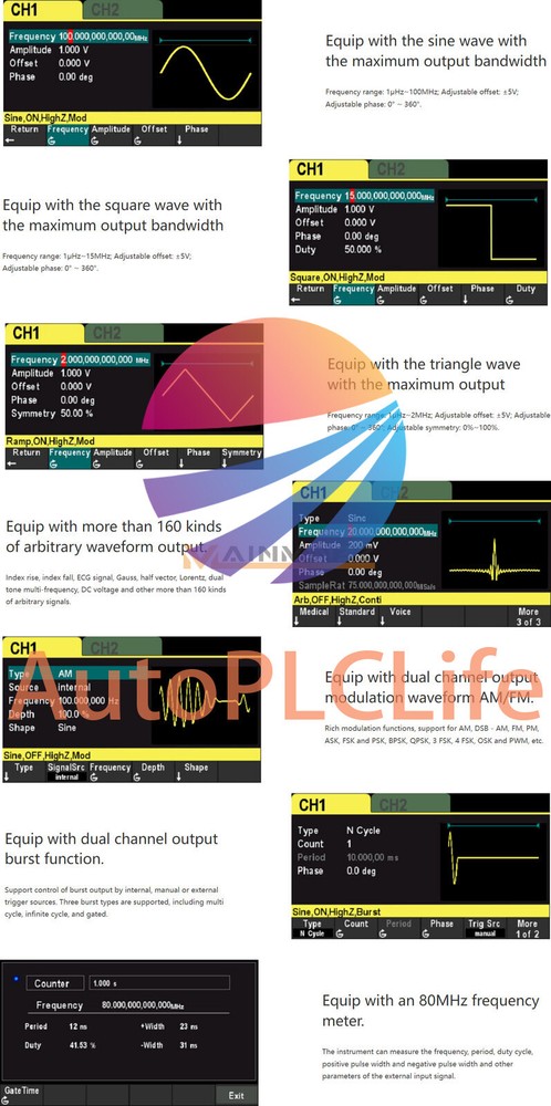 New Hantek HDG3012B Arbitrary Waveform Generator