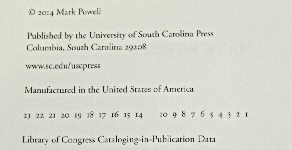 SIGNED The Sheltering by Mark Powell Foreword by Pat Conroy 1st Edition
