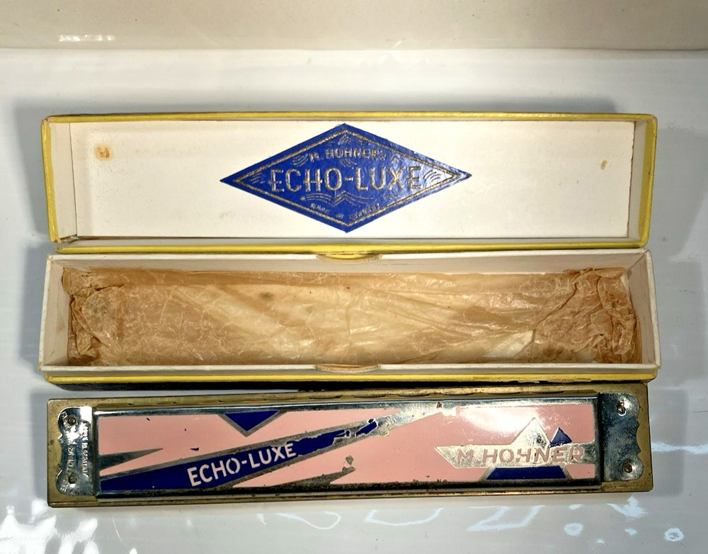 Echo Luxe M Hohner Vintage Harmonica Made in Germany