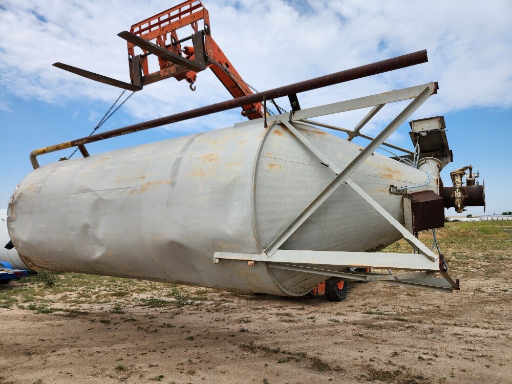 Custom 50 ton Cement Silo with Stand Batch Plant # 3968