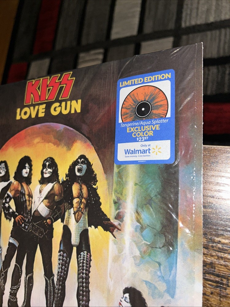 Kiss -Love Gun(1977) [Tangerine/Aqua Splatter LP Record, 2020 RE) Ace Frehley