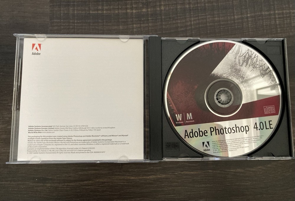 Adobe Photoshop 4.0 Macintosh Discs, 1996