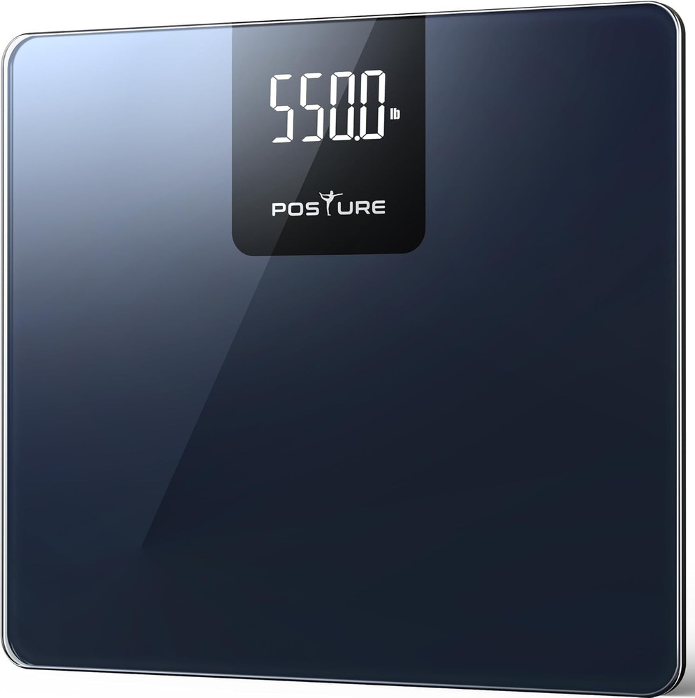 550Lb Capacity Digital Bathroom Scale High Precision Body Weight Scale Extra Wid