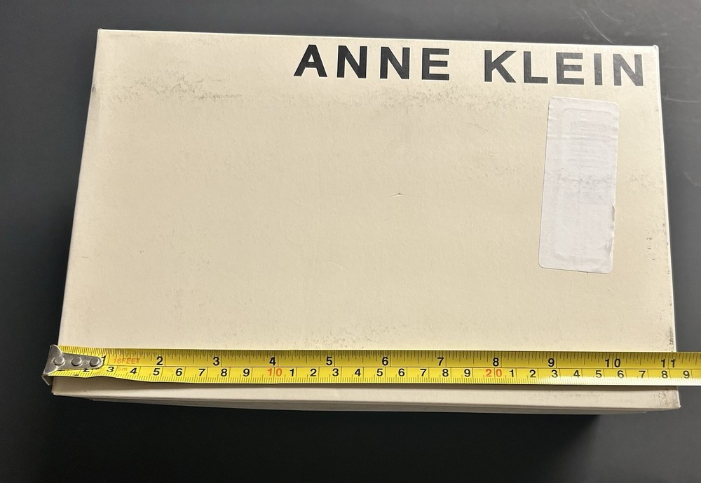 Anne Klein EMPTY OPEN SHOE BOX ONLY With Tissue, Preowned