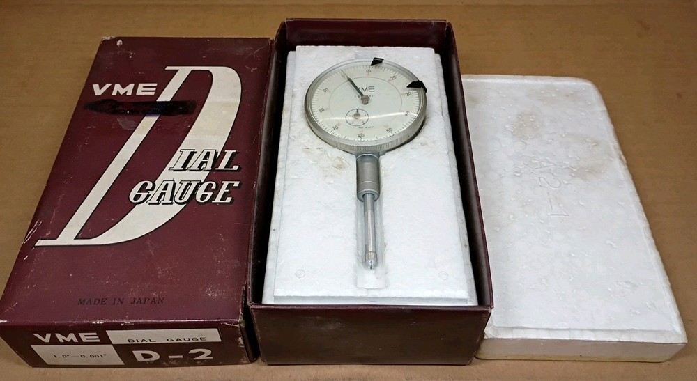 VME   1.0"-0.001" Increment Dial Indicator Gauge
