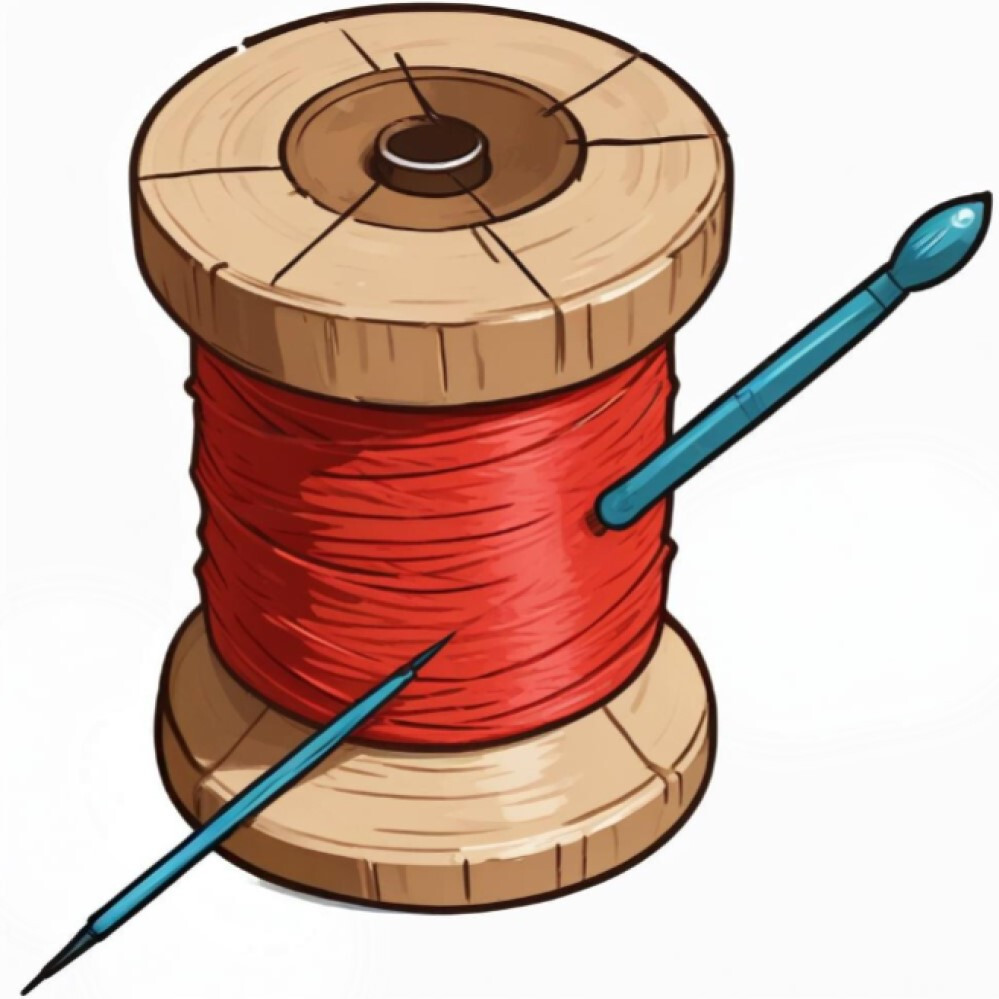 30 Custom Needle & Thread Personalized Address Labels