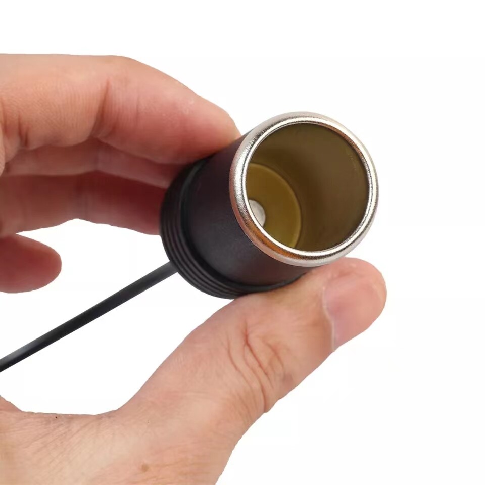 USB To 12V Car Cigarette Lighter Female Socket Converter Adapter Cable Connector