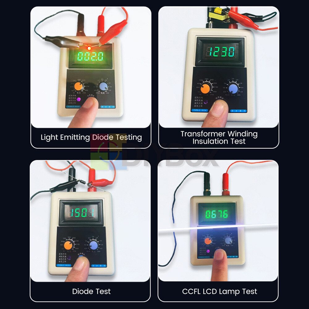 0V-3500V IGBT Voltage Capability Transistor Tester Diode MOS Triode LED Voltage