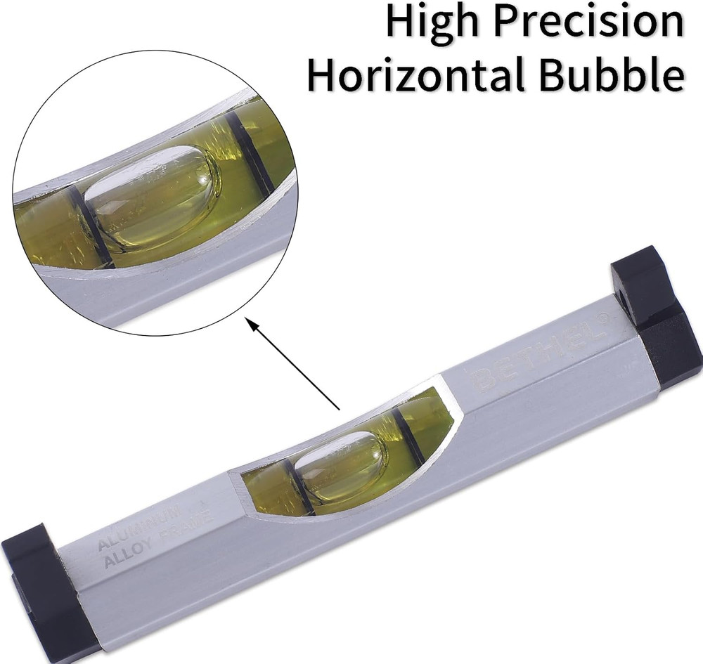 3 Packs Bubble Line Level String Tools, Aluminum Mini Leveler for Constructio...