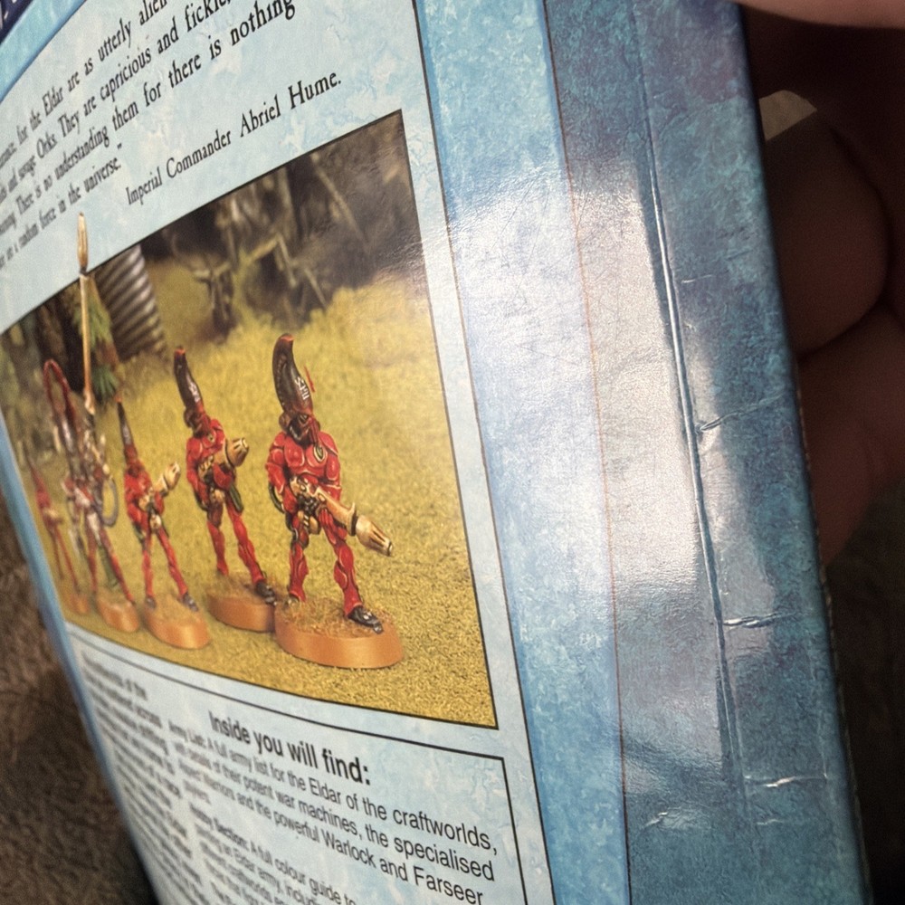 Warhammer 40K - “Codex Eldar” 3rd edition 1999. Acceptable condition. #2