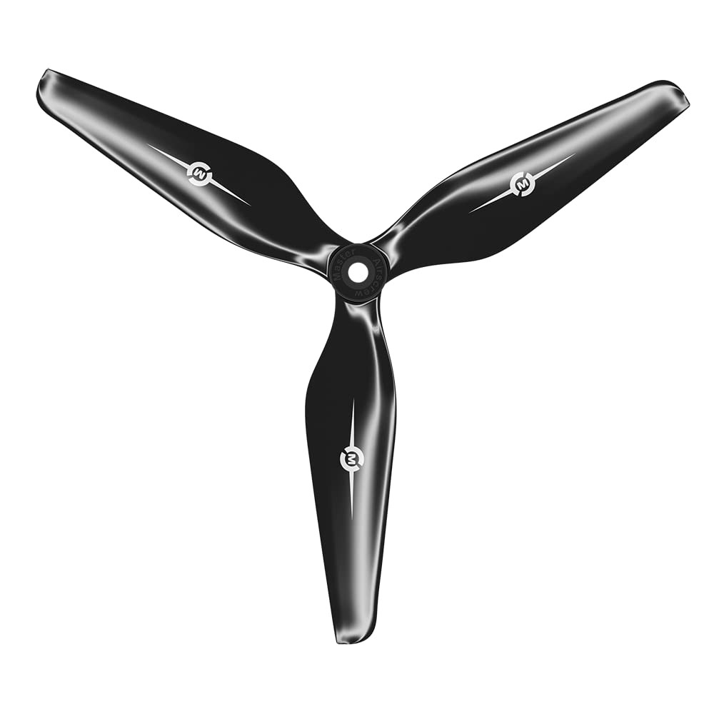 Master Airscrew Performance Multi-Rotor 7x3.7 3-Blade N, Black