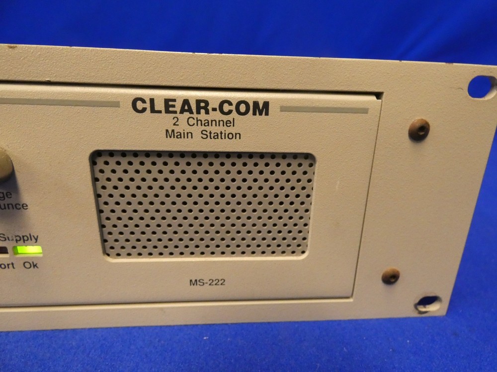 ClearCom MS-222 2-Channel Main Station (no mic)