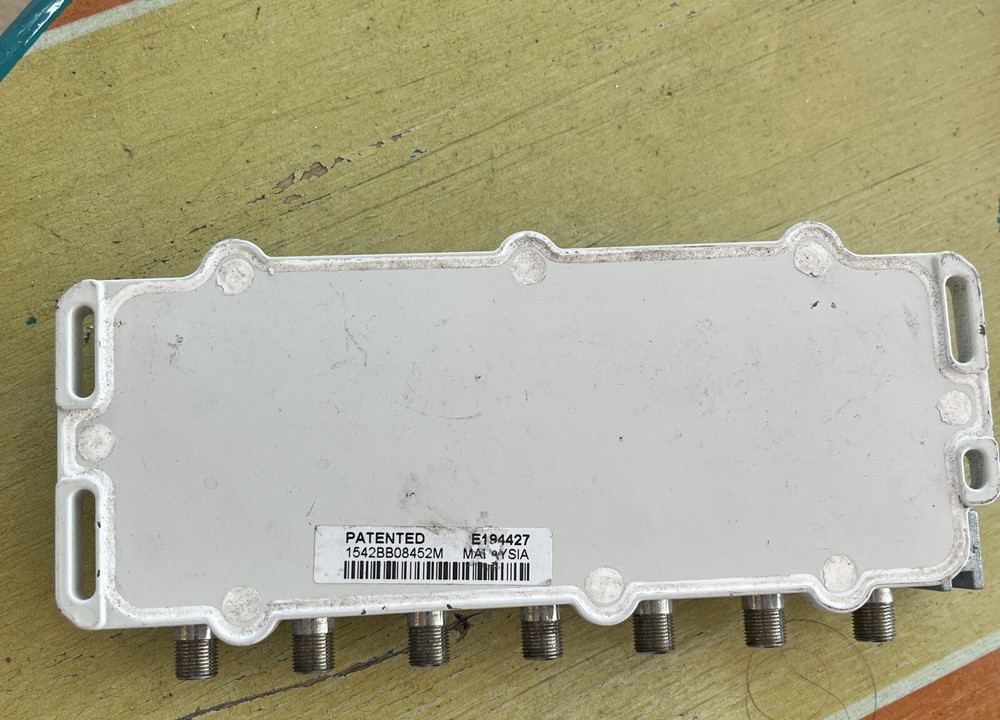PPC Evolution EVO1-5-U/U RF Coax CATV 5 Port Amplifier Signal Splitter Tested
