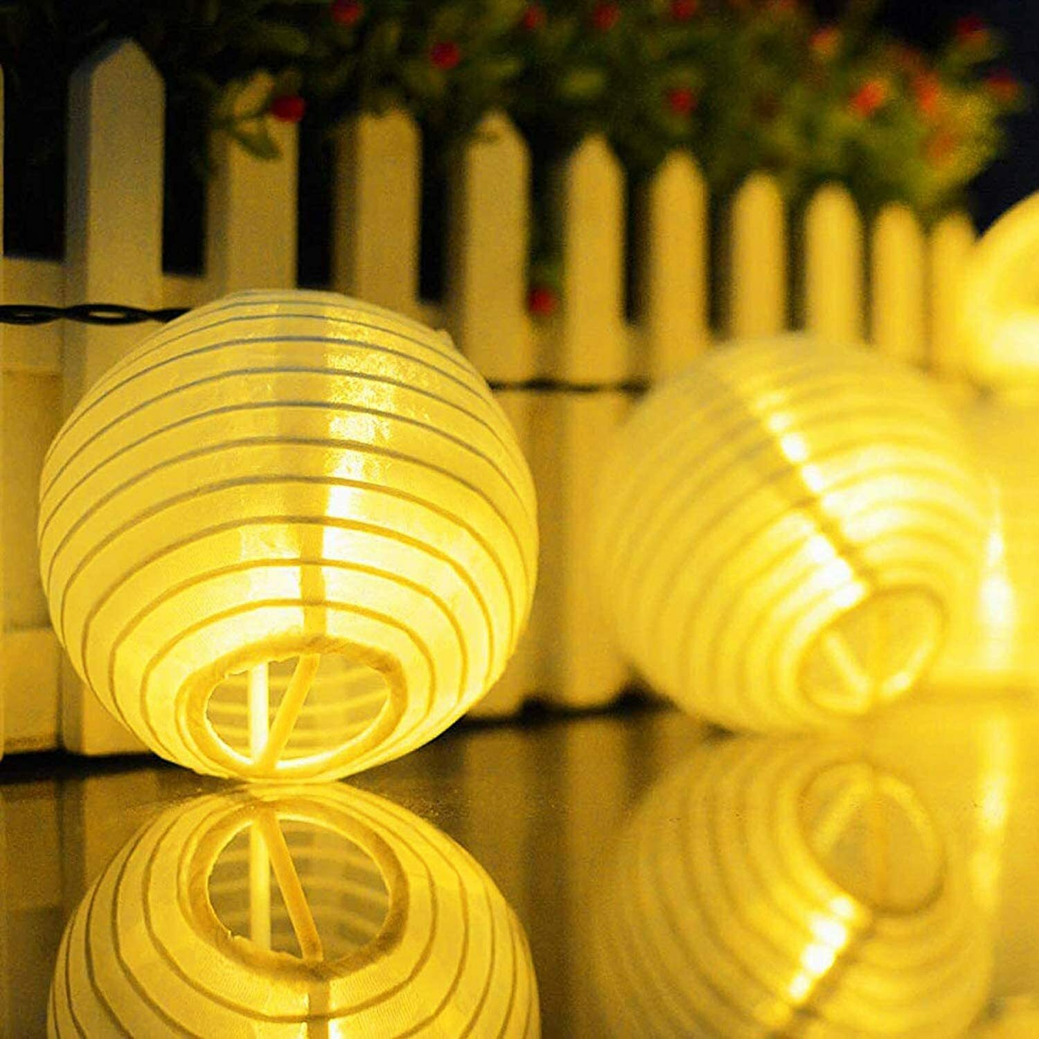 Novelty Place 10pcs White Paper Lanterns - Great Home Party Wedding Decorations