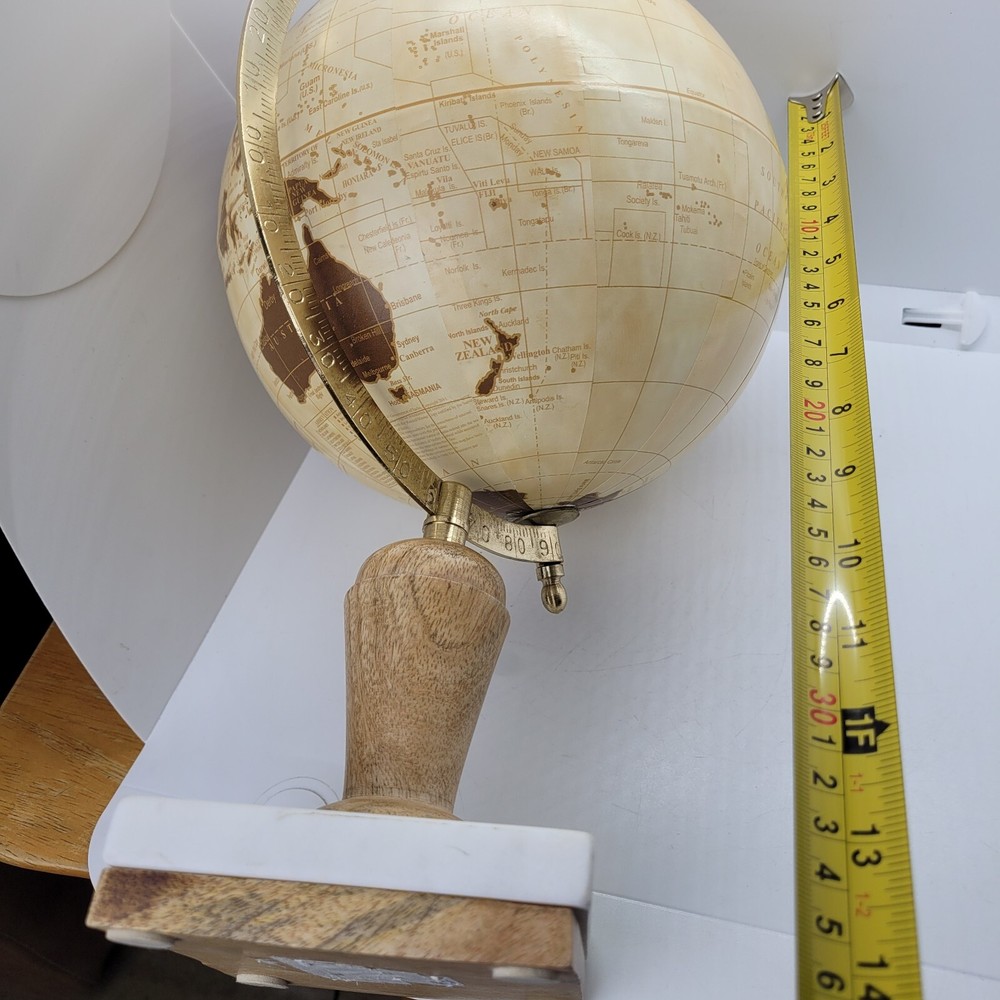 Vintage Earth Globe World Rotating Sm Desk