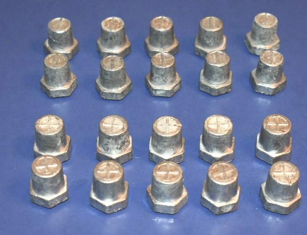 3/8" Battery Stud To Top Post Conversion Adapter Group 31 10 Pair POS & NEG