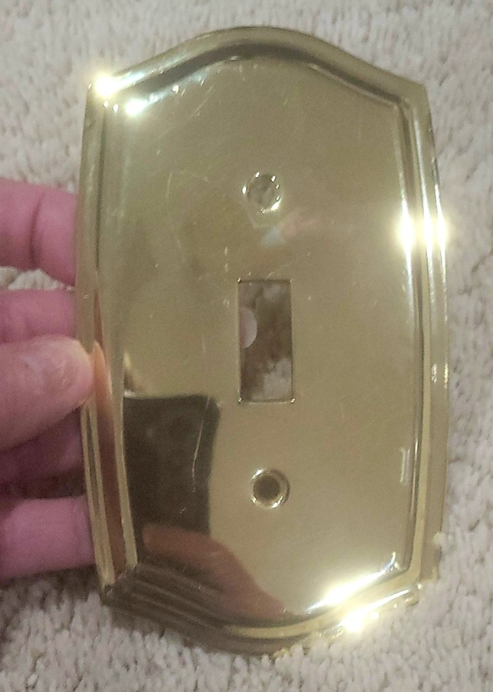 Vintage Brass Switch plate Cover
