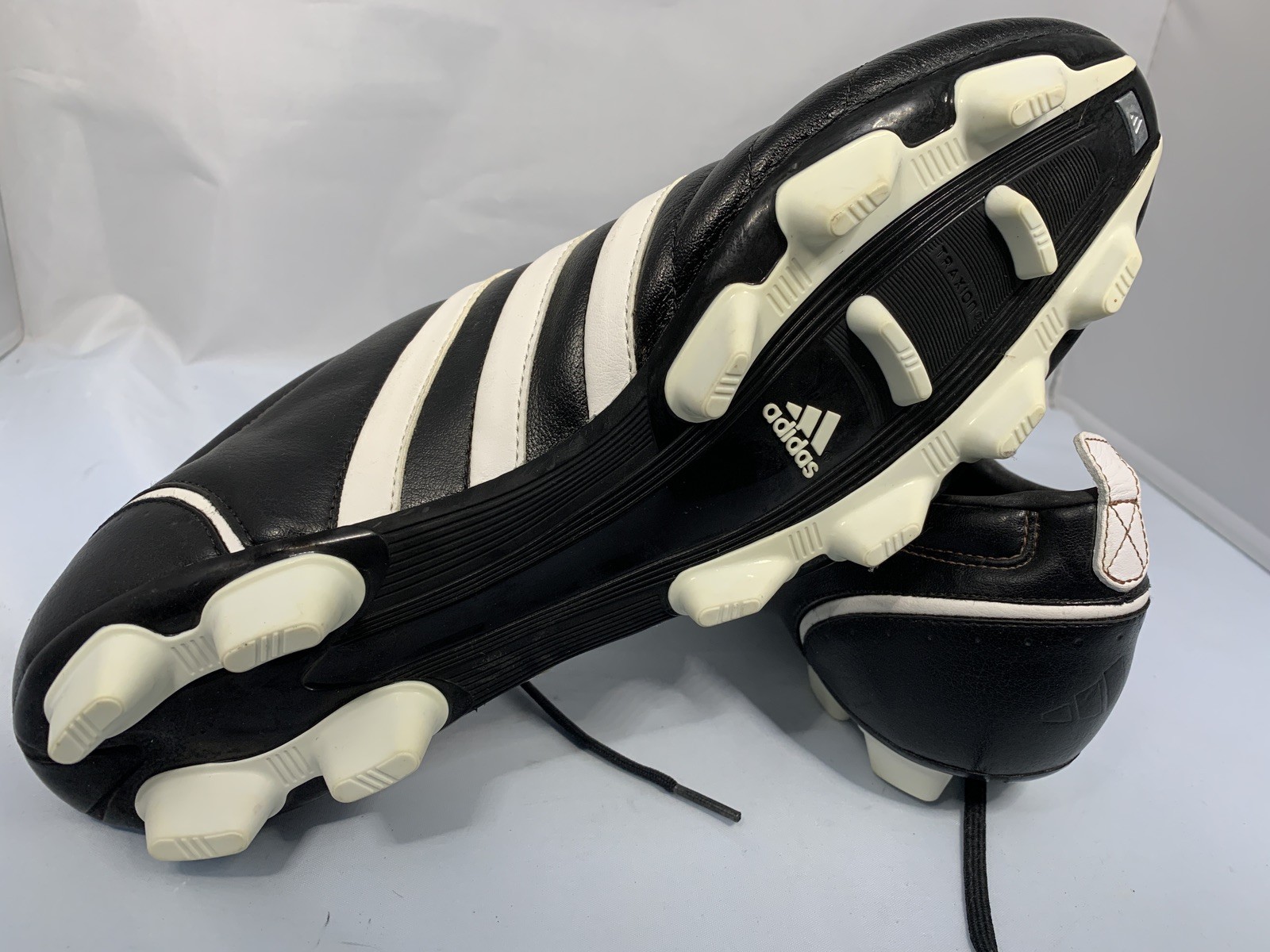 Adidas AdiPure Telstar II FG US 12.5 Black boots Cleats mens Football/Soccer