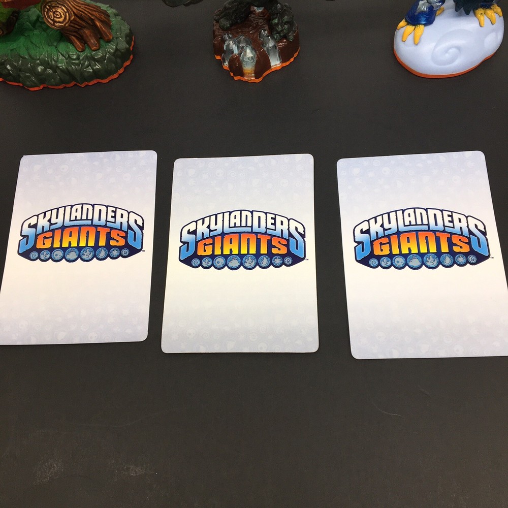 Skylanders Giants Orange Base Figures- Prism Break, Jet-Vac, Tree Rex, Crusher