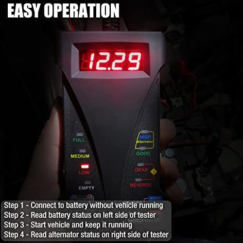 12V Digital Battery Tester & Charging System Analyzer MP0514B