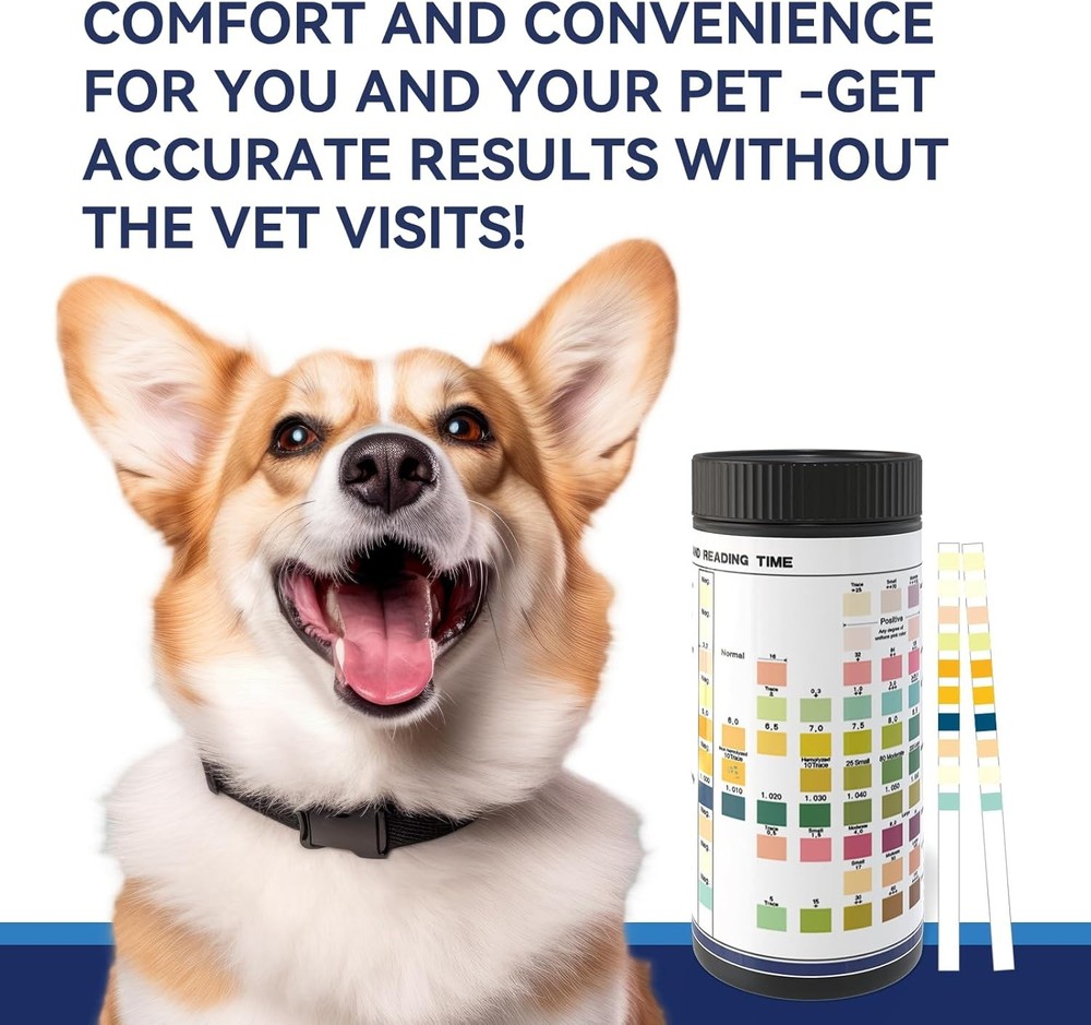 Cat & Dog Urine Test Strips 10-Parameter 100ct, 1 Sets( TT 100 Count )