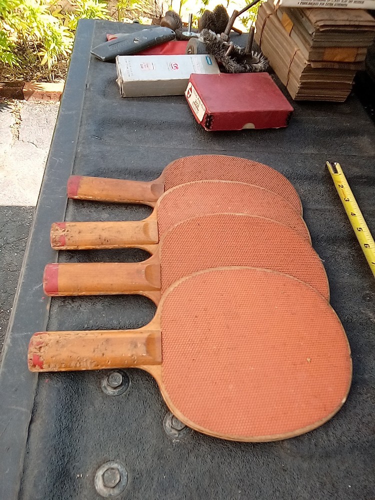 Vintage Ping Pong Paddles