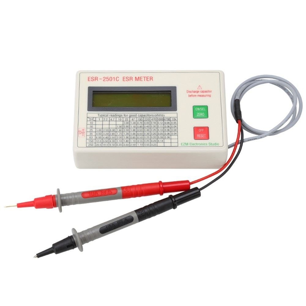 ESR2501C Capacitor Tester Test in Circuit Capacitance Meter